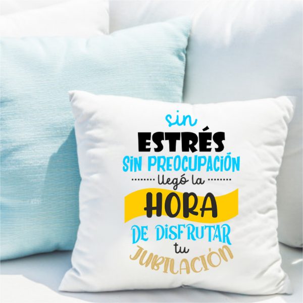 Cojín, para jubilados, sin estrés sin preocupación