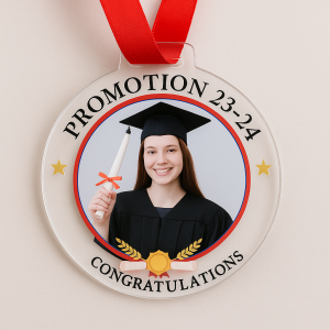 Medalla de metacrilato personalizada