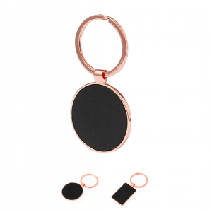 Llavero de metal y elegante polipel con sofisticado diseño Ref: 21056