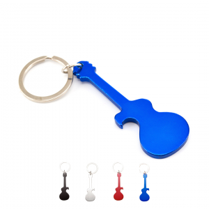 Llavero abridor de aluminio en forma de guitarra Ref: 3900