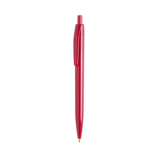 Bolígrafo personalizado de pulsador con diseño monocolor brillante, Ref: 5557 - Imagen 3
