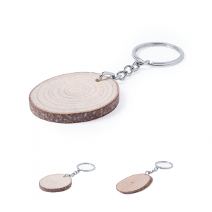 Llavero de madera de haya Ref 6186