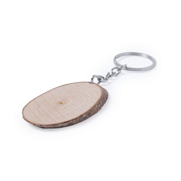 Llavero personalizado de madera de haya, Ref 6186 - Imagen 2