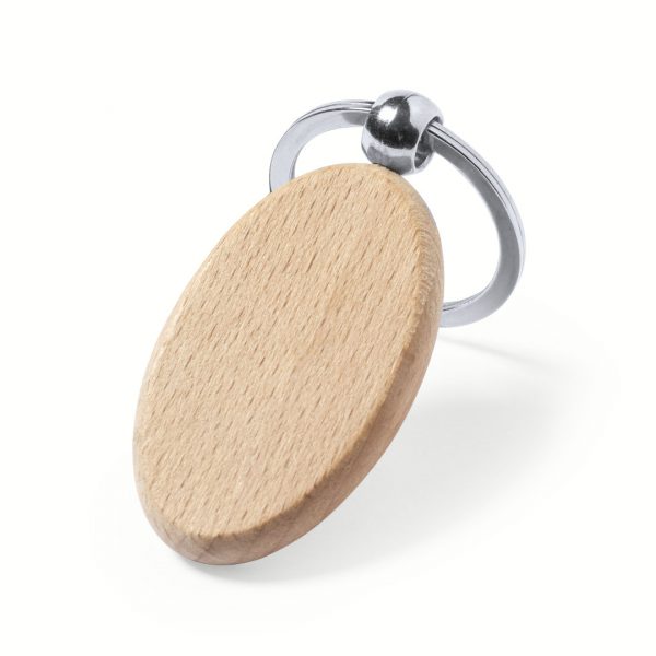 Llavero personalizado de madera natural, Ref: 6204 - Imagen 3
