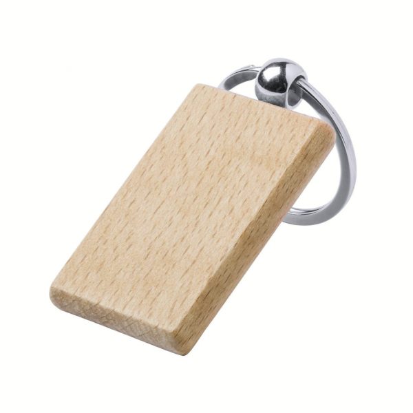 Llavero personalizado de madera natural, Ref: 6204 - Imagen 5
