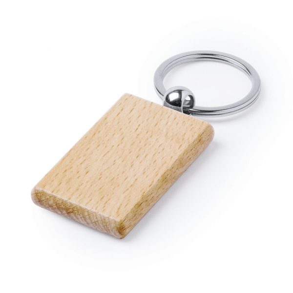 Llavero personalizado de madera natural, Ref: 6204 - Imagen 6