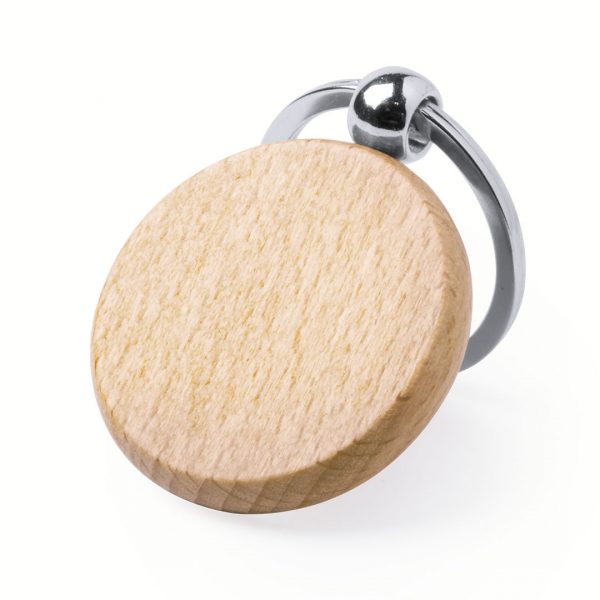 Llavero personalizado de madera natural, Ref: 6204 - Imagen 7
