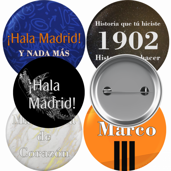 Chapa Real Madrid Futbol