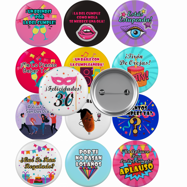 Chapas cumpleaños