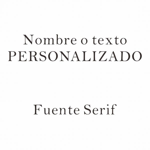 Pegatina vinilo texto o nombre personalizado con letras Serif