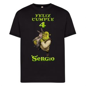 Camiseta de algodón para Cumple Shrek