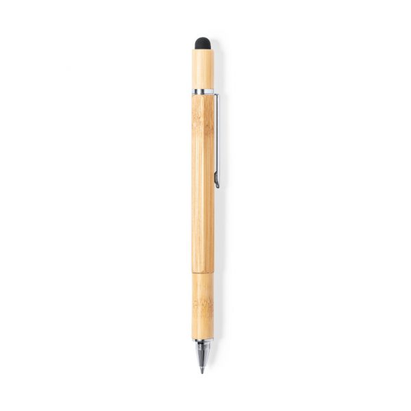 Bolígrafo eco personalizado multifunción en bambú con 6 funciones Ref: 1581 - Imagen 6