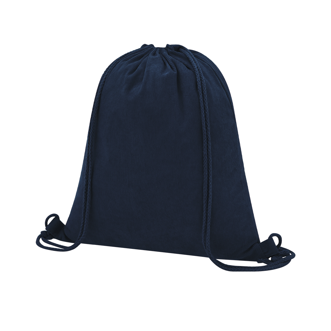 Mochila en pana poliéster con cuerdas a juego 210g/m2 personalizada Ref: 21131 - Imagen 2