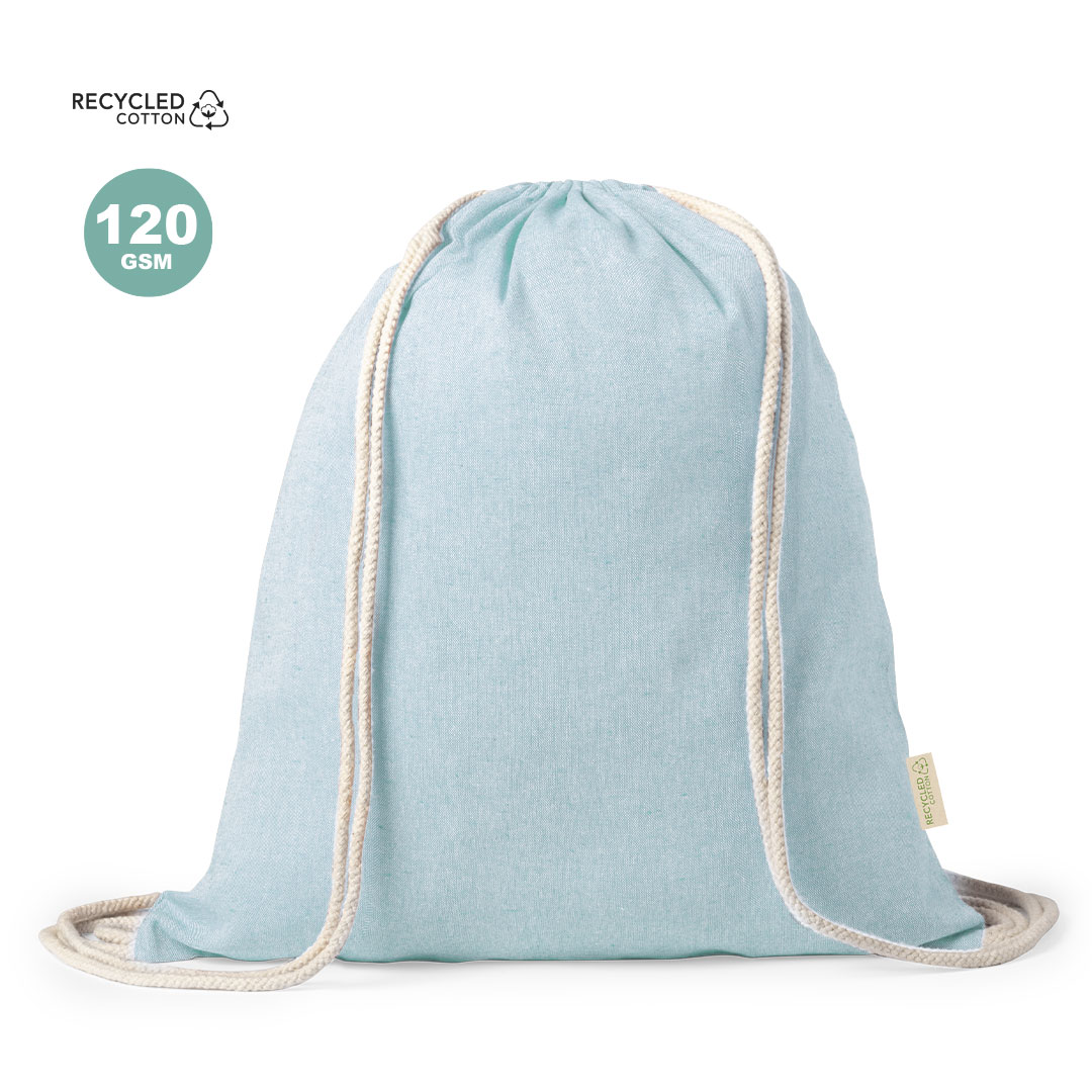 Mochila de cuerdas personalizada algodón reciclado 100% y 120 g/m² Ref: 6392