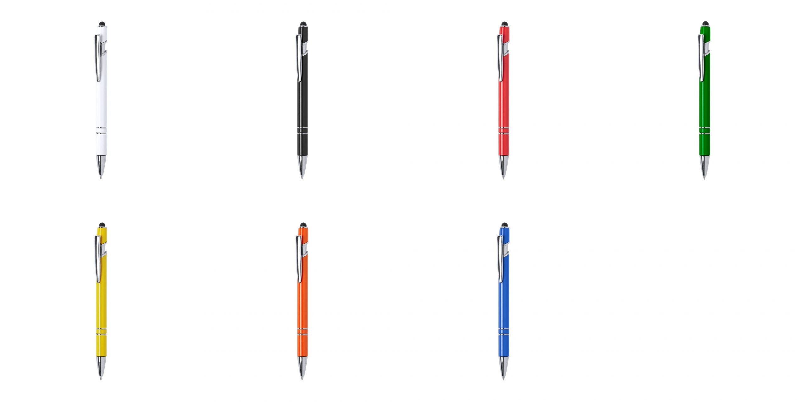 Bolígrafo punta táctil personalizado color brillante y detalles cromados, varios colores Ref: 6346 - Imagen 5