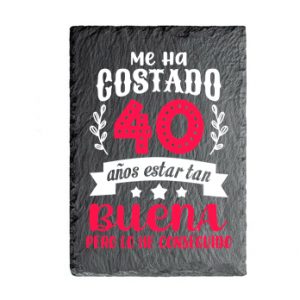 Piedra Pizarra, para cumpleaños, estar tan buena