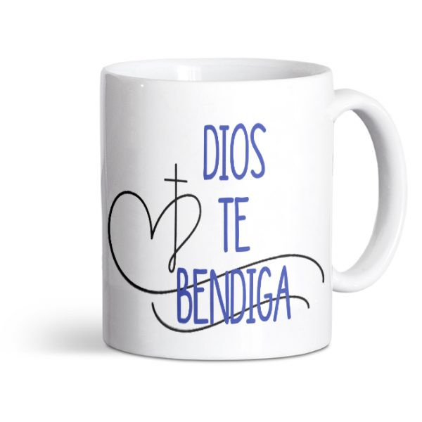 Taza de cerámica, Dios te bendiga