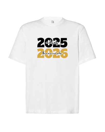 Camiseta de algodón, Bienvenido 2026 - Imagen 2