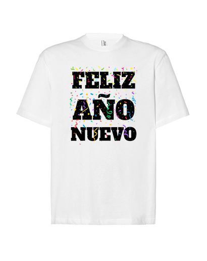 Camiseta de algodón, Feliz Año Nuevo - Imagen 3