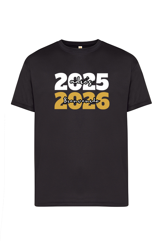 Camiseta de algodón, Bienvenido 2026 - Imagen 3