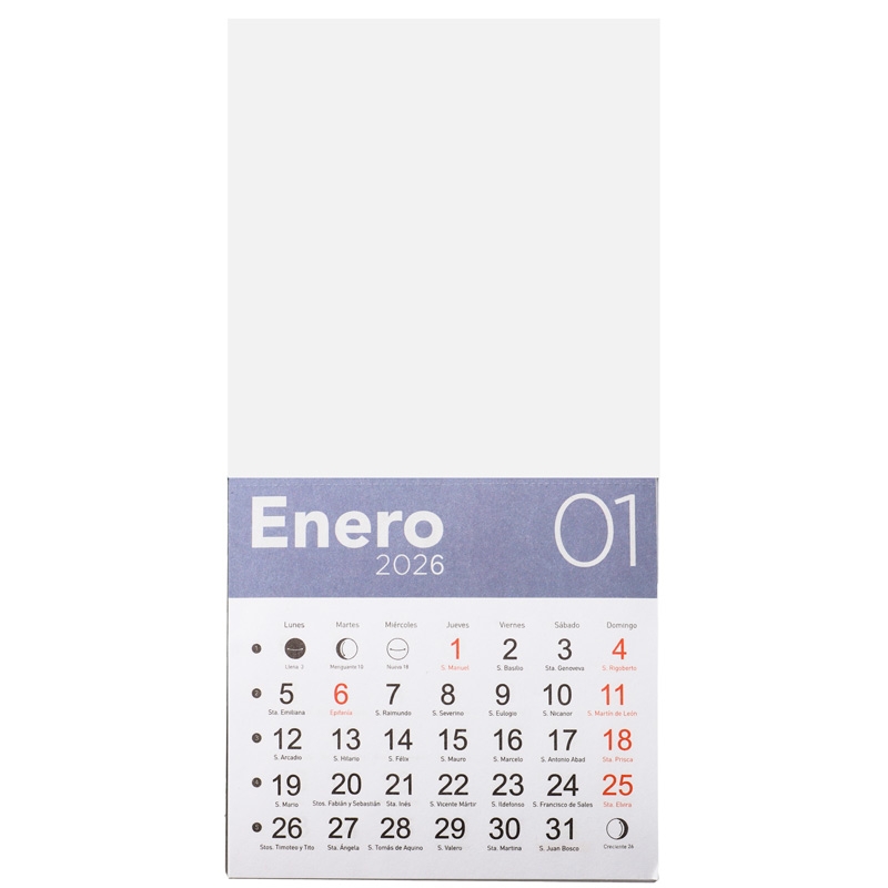 Calendario faldilla 2026 imán - Imagen 2