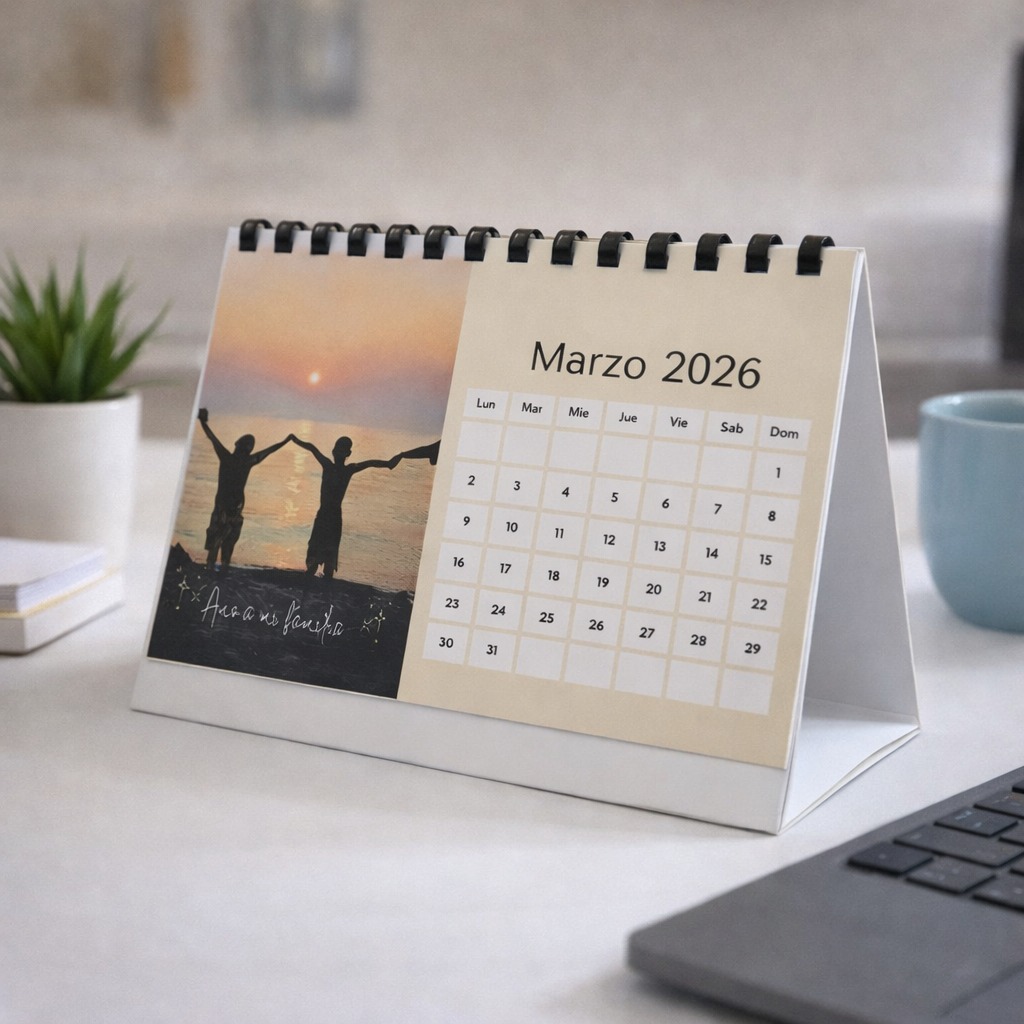Calendario de mesa personalizado con foto - Imagen 5