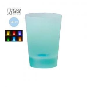 Vaso iluminado por luces LEDs 340 ml Ref.: 20631