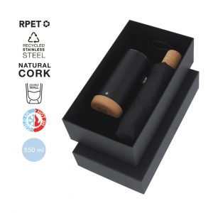 Set de Vaso térmico 550 ml y Paraguas plegable Ref: 21121