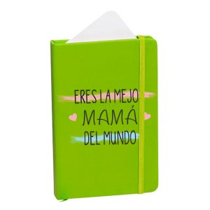 Libreta bloc notas tamaño A5 tapa dura día de la madre, eres la mejor mamá del mundo