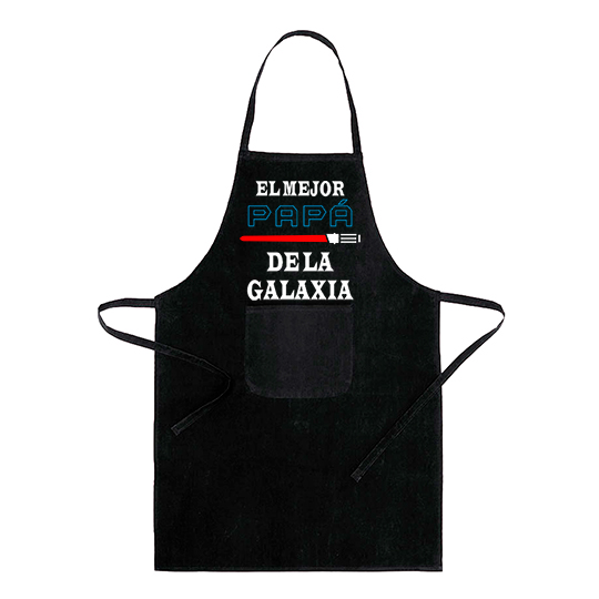 Delantal, Día del Padre, El mejor papá de la galaxia - Imagen 2