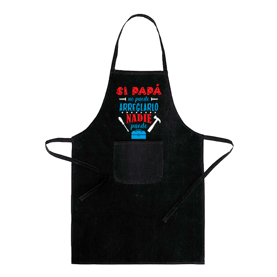 Delantal, Día del Padre, si papá no puede nadie puede - Imagen 2