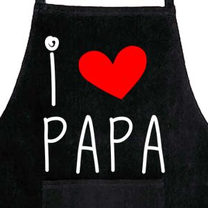 Delantal, Día del Padre, i love papa