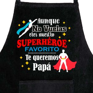 Delantal, Día del Padre, Nuestro Superhéroe favorito