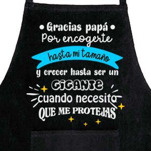 Delantal, Día del Padre, Gracias papá