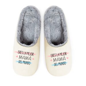 Pantuflas / Zapatillas, de casa día de la Madre, eres la mejor mamá del mundo