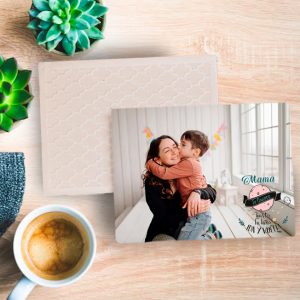 Azulejo de cerámica, Día de la Madre, hasta la luna ida y vuelta