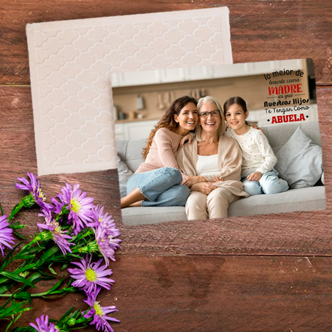 Azulejo de cerámica, Día de la Madre, lo mejor de tenerte como madre