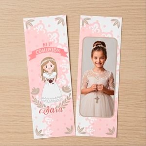 Marcapaginas de papel comunión
