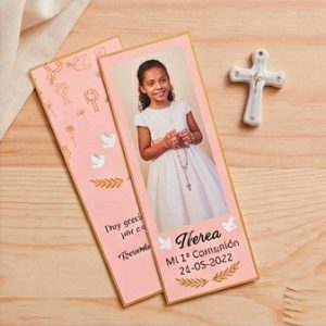 Marcapaginas de papel comunión