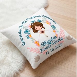 Cojín primera comunión, con relleno