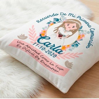 Cojín primera comunión, con relleno - Imagen 3