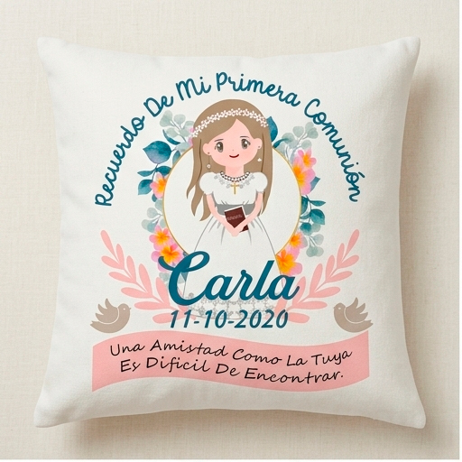 Cojín primera comunión, con relleno - Imagen 2