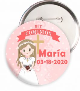 Chapa de alfiler comunión