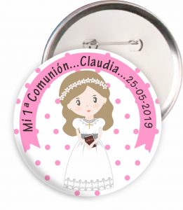 Chapa de alfiler comunión
