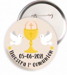 Chapa de alfiler comunión