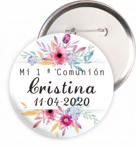 Chapa de alfiler comunión