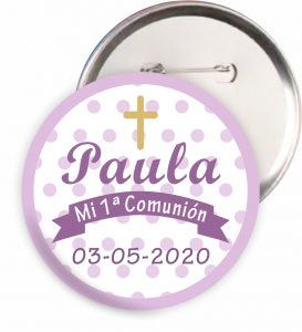 Chapa de alfiler comunión