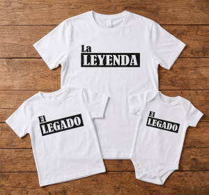 Camisetas de algodón La leyenda y el legado