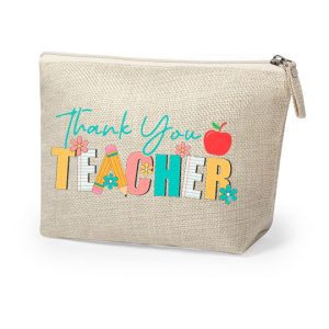 Neceser / estuche regalo para profe, fin de curso thank you teacher