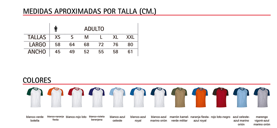 Camiseta bicolor unisex - Imagen 16